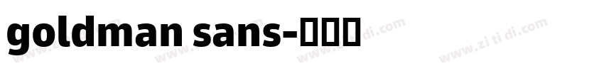 goldman sans字体转换